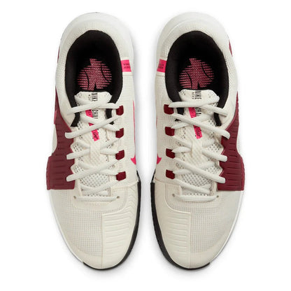 Women's Zoom GP Challenge 1 Tennis Shoes Pale Ivory and Rush Pink - Bell Racket Store