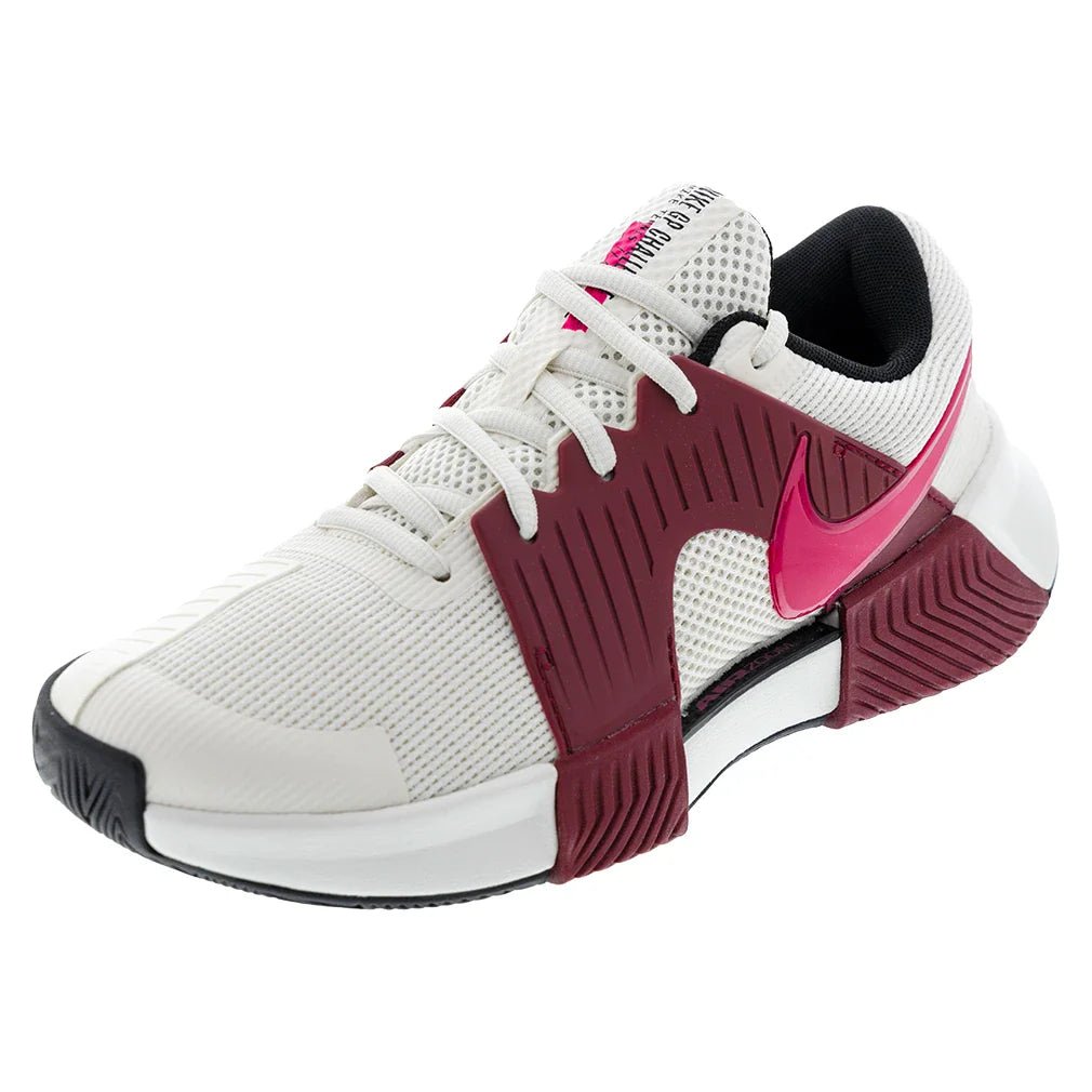 Women's Zoom GP Challenge 1 Tennis Shoes Pale Ivory and Rush Pink - Bell Racket Store