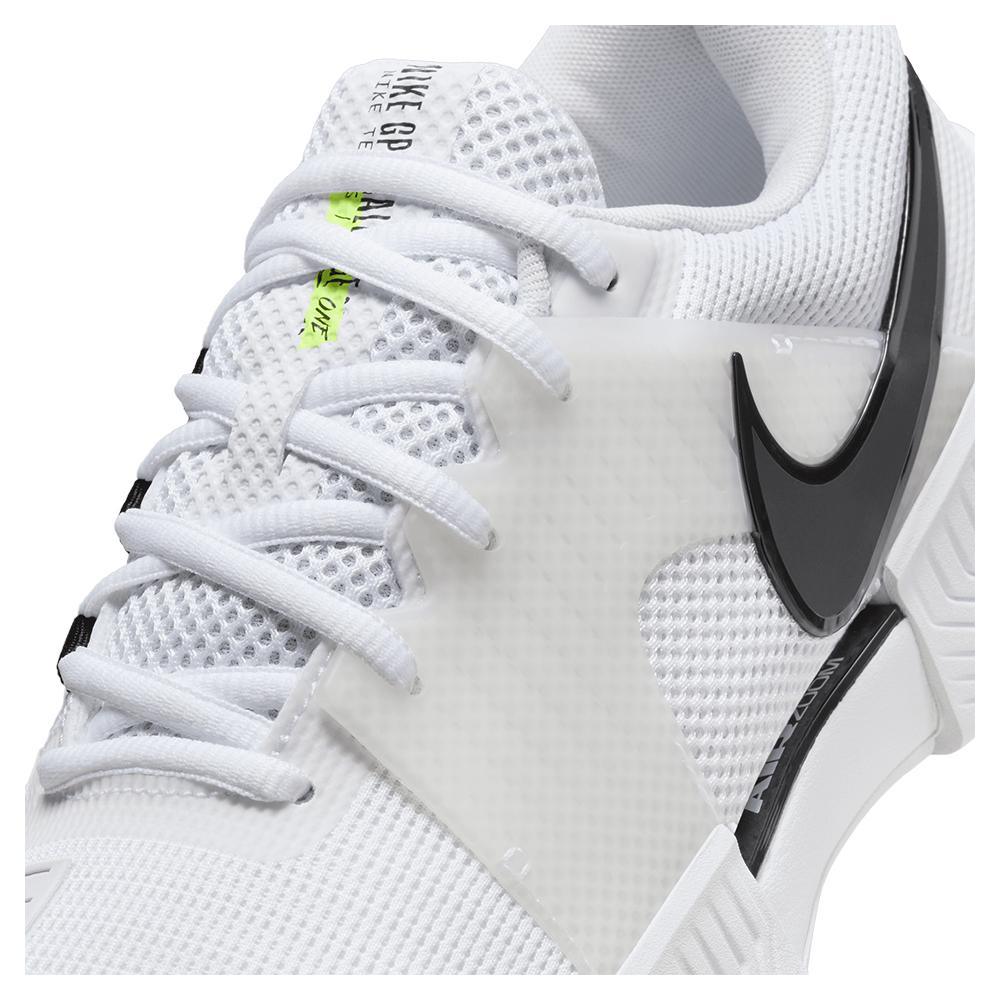 Women's Zoom GP Challenge 1 Tennis Shoes White and Black - Bell Racket Store
