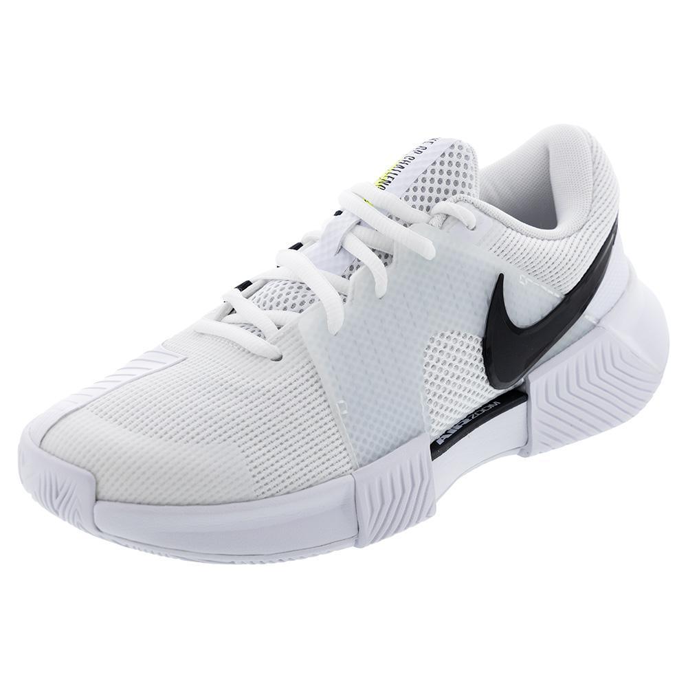 Women's Zoom GP Challenge 1 Tennis Shoes White and Black - Bell Racket Store