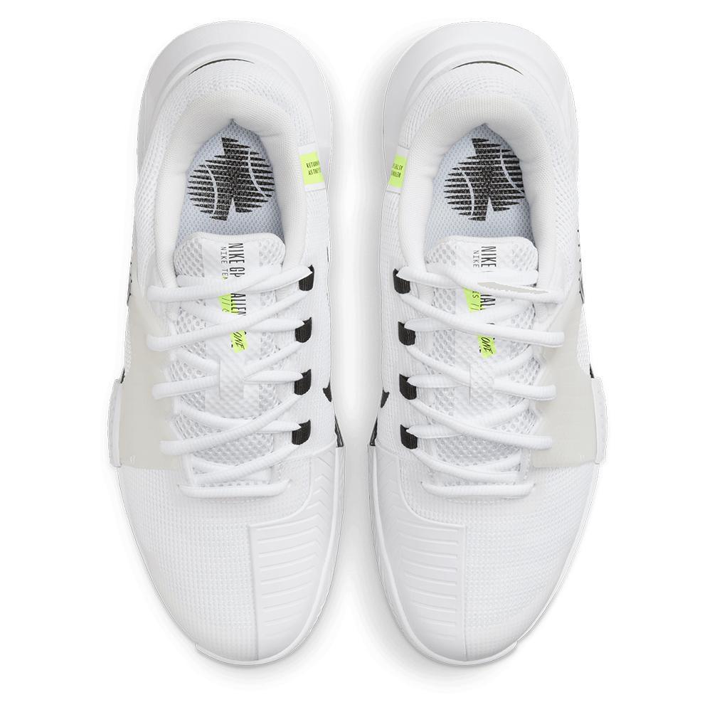 Women's Zoom GP Challenge 1 Tennis Shoes White and Black - Bell Racket Store