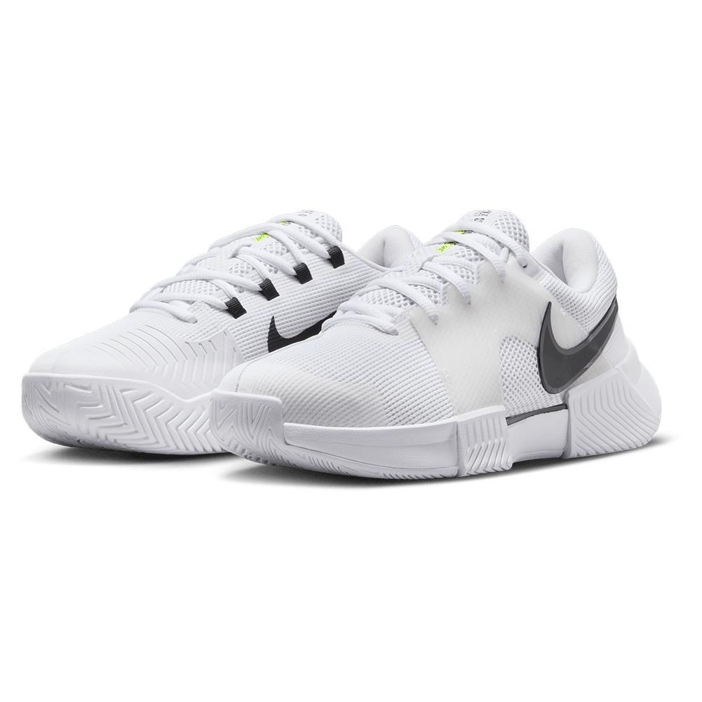 Women's Zoom GP Challenge 1 Tennis Shoes White and Black - Bell Racket Store
