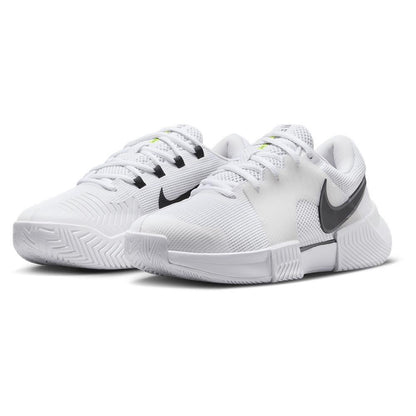Women's Zoom GP Challenge 1 Tennis Shoes White and Black - Bell Racket Store