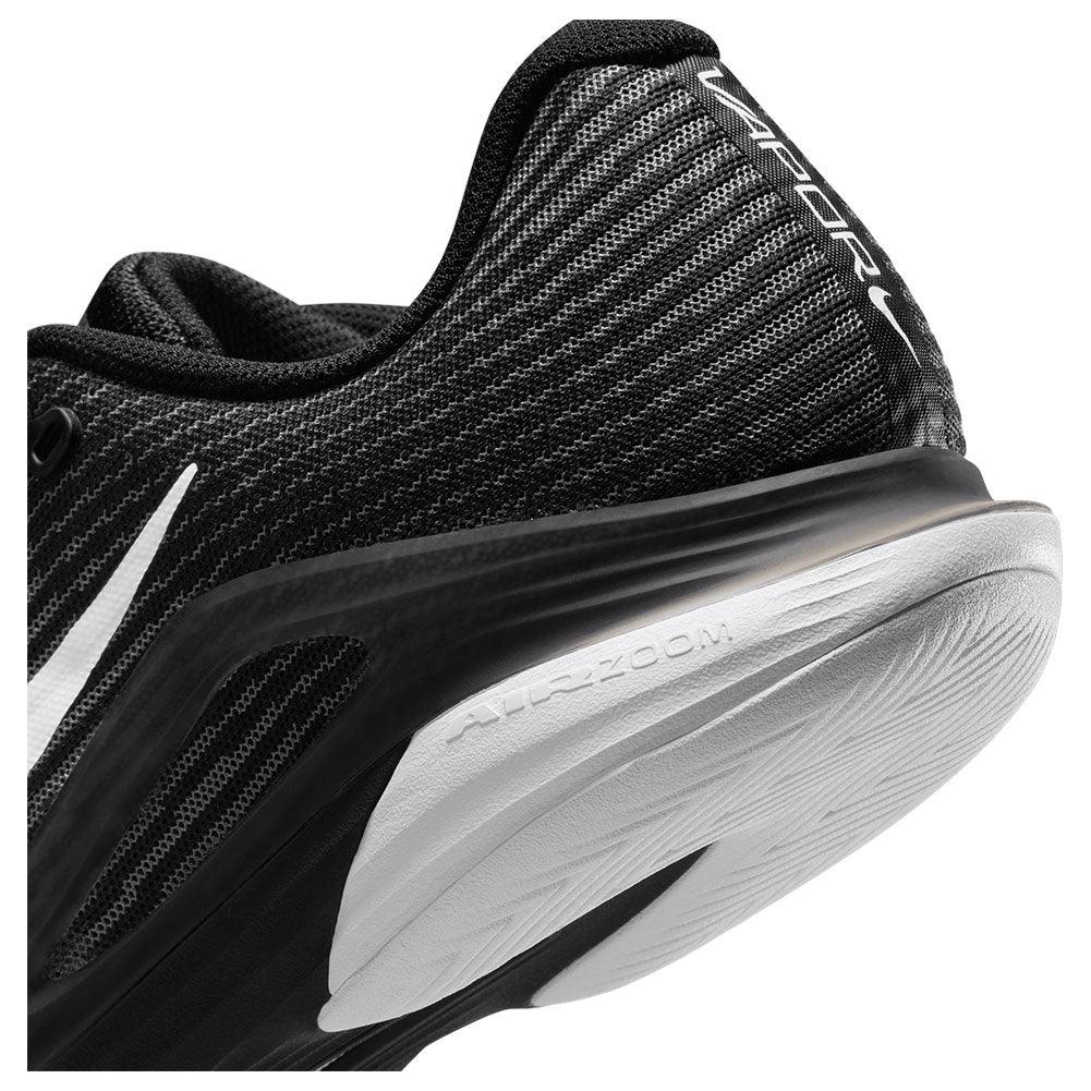 Women's Zoom Vapor 12 Tennis Shoes Black and White - Bell Racket Store