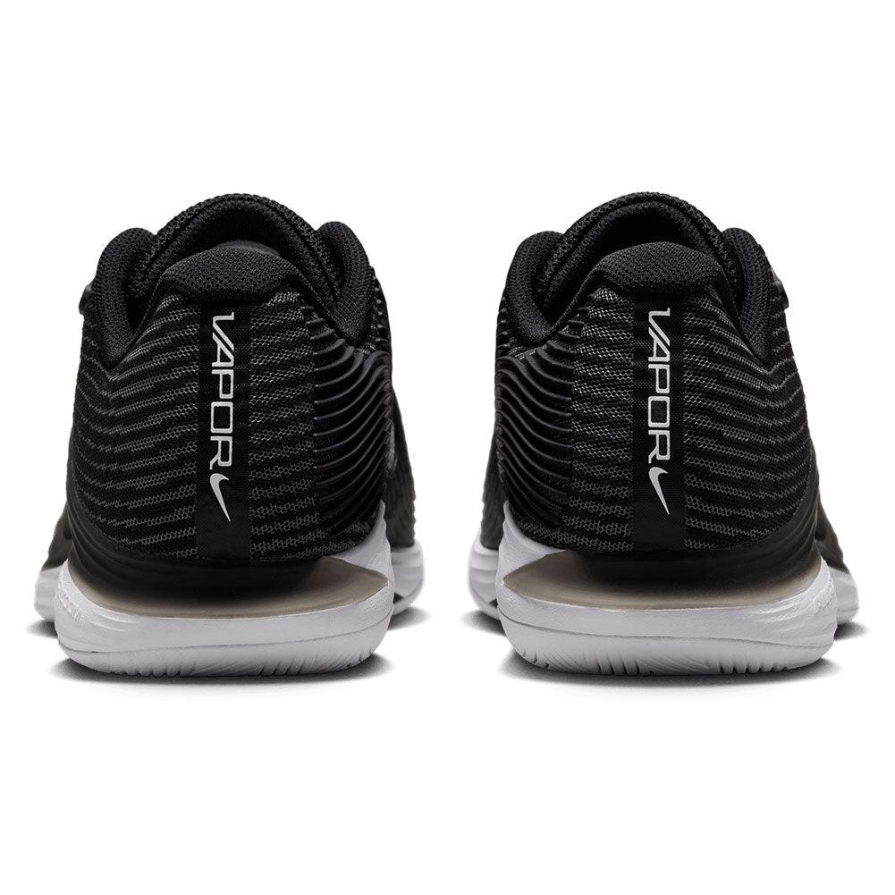 Women's Zoom Vapor 12 Tennis Shoes Black and White - Bell Racket Store