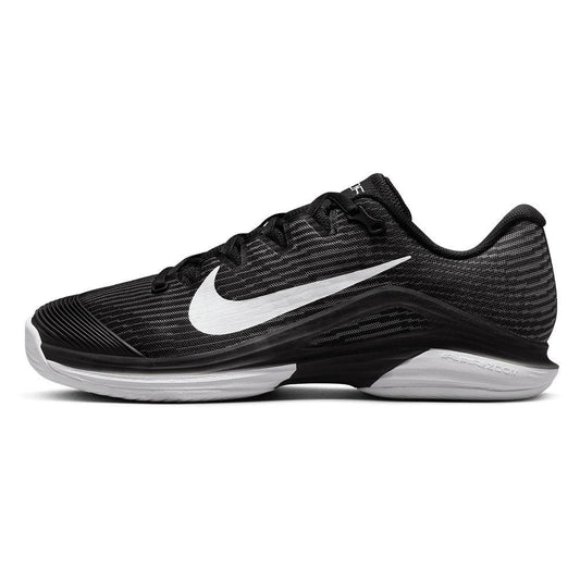 Women's Zoom Vapor 12 Tennis Shoes Black and White - Bell Racket Store