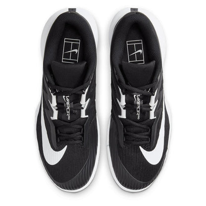 Women's Zoom Vapor Pro 3 Clay Tennis Shoes Black and White - Bell Racket Store