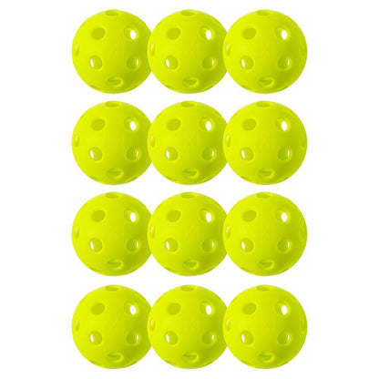 X - 26 Indoor Pickleballs 12 Pack Lime Green - Bell Racket Store
