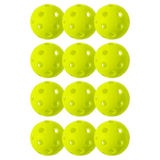 X - 26 Indoor Pickleballs 12 Pack Lime Green - Bell Racket Store